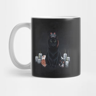 Black Cat and Fancy Rats Mug